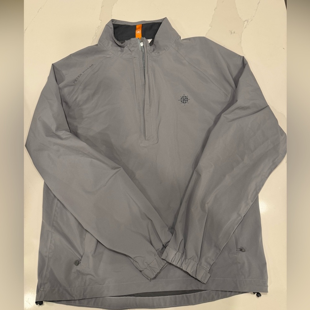 Peter Millar Men's Gray Pullover Jacket - image 1